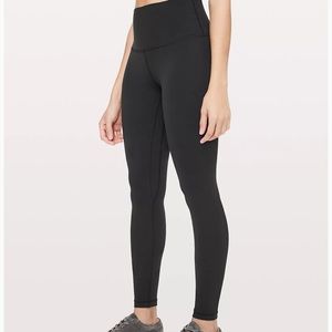 Black Lululemon Align Pant Legging (pilling & hole) size 6